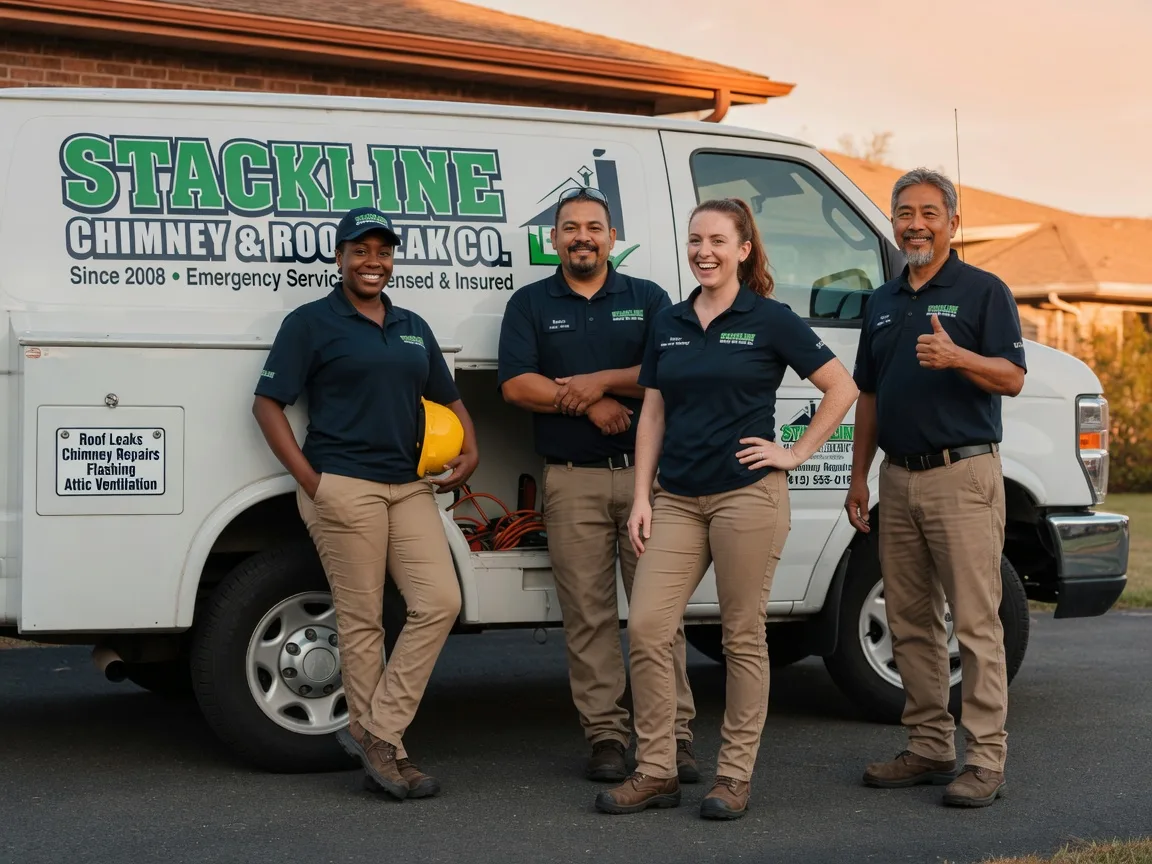 Chimney flashing repair company in Claude, TX